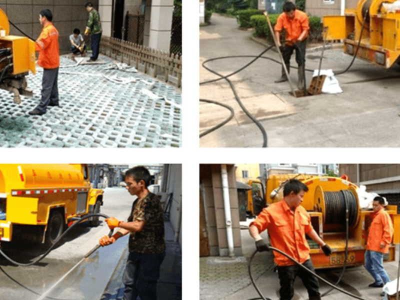 天河车陂抽粪车高压疏通车专业疏通雨水管道下水道
